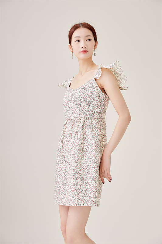 Petal Eyelet Reverie Mini Dress