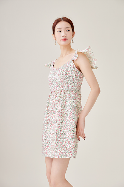 Petal Eyelet Reverie Mini Dress