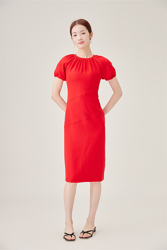 Azureline Midi Dress